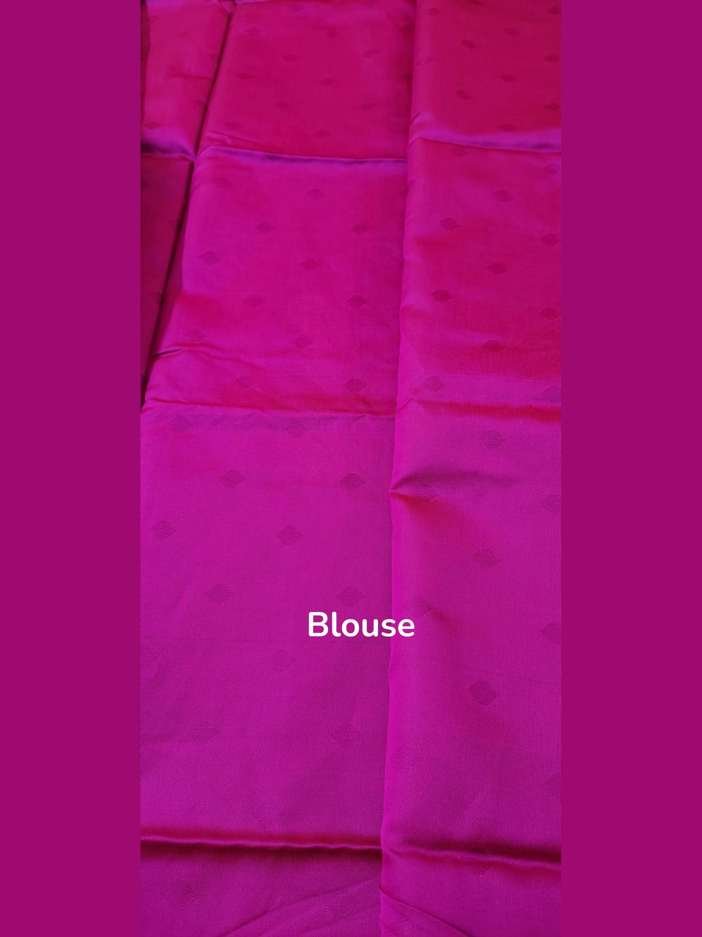 Royal Fuchsia Pink Silk Saree