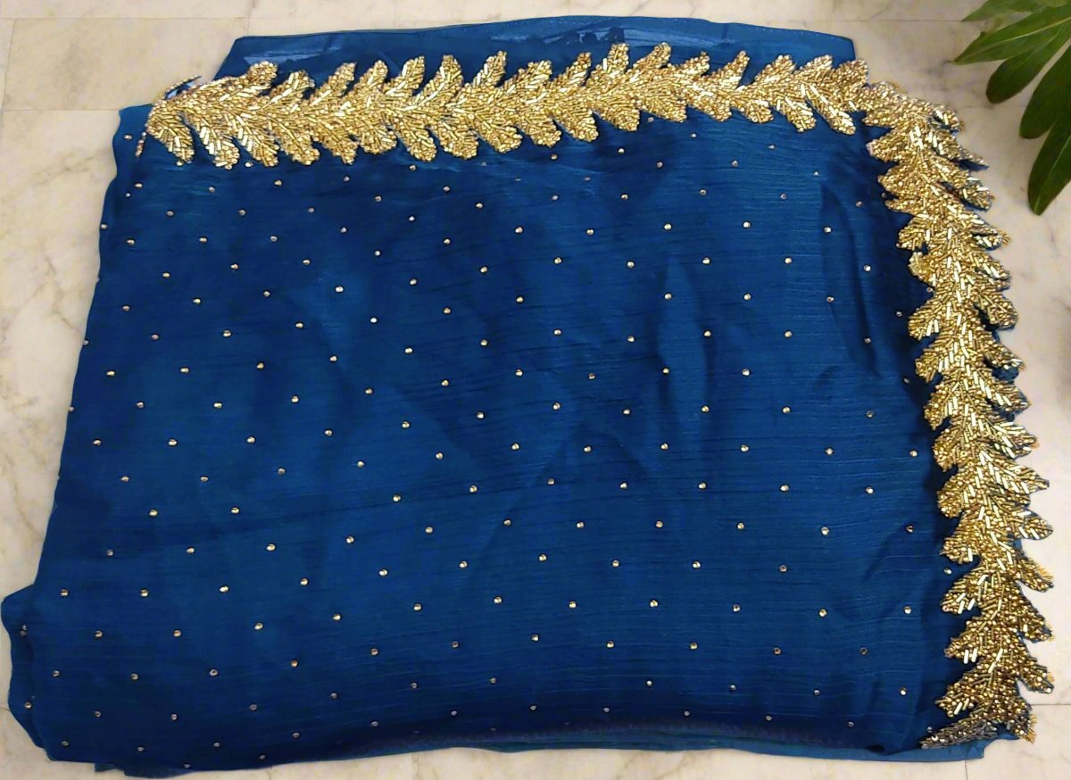 satin chiffon sarees