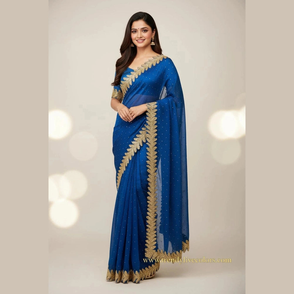 Designer Chiffon saree