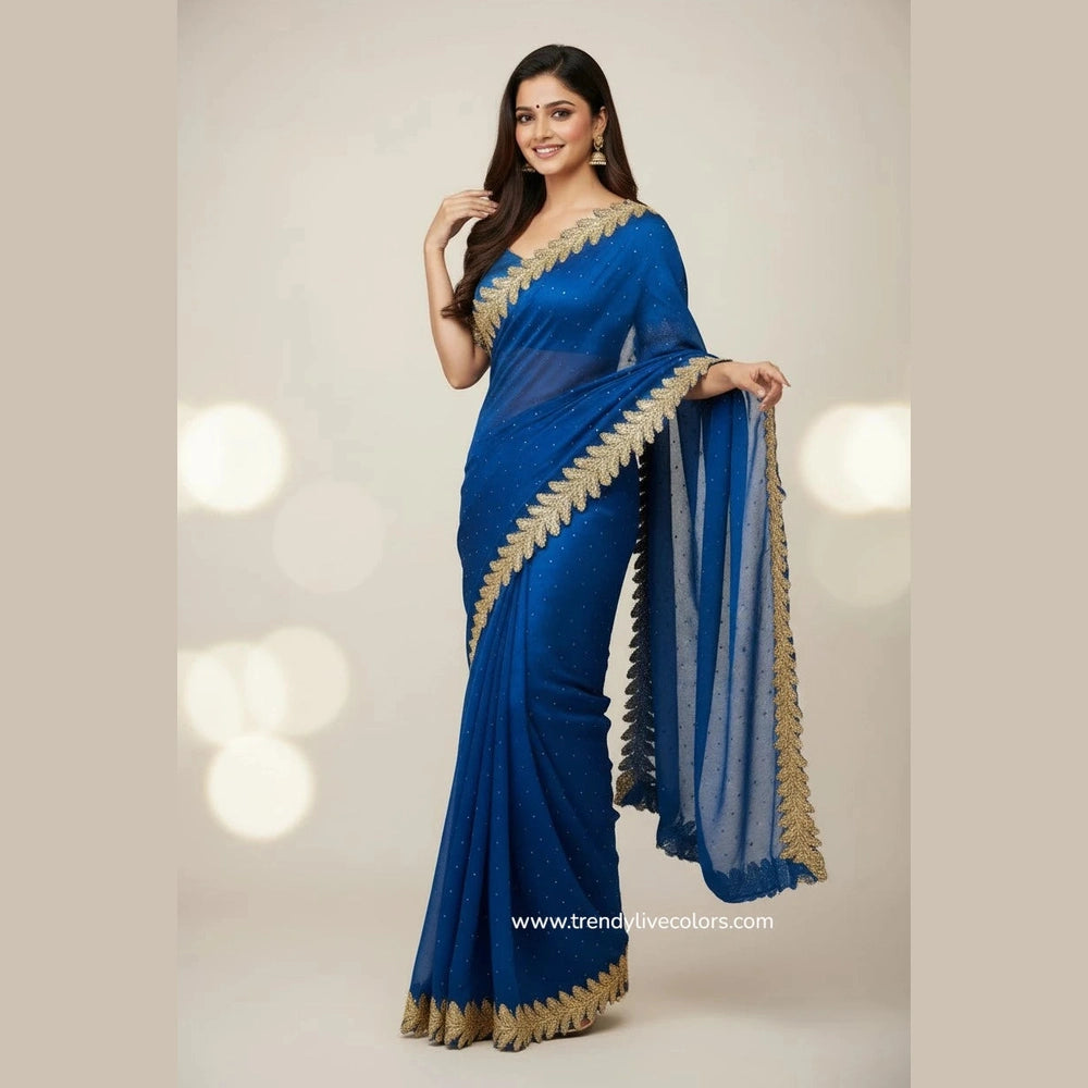 Designer Chiffon saree