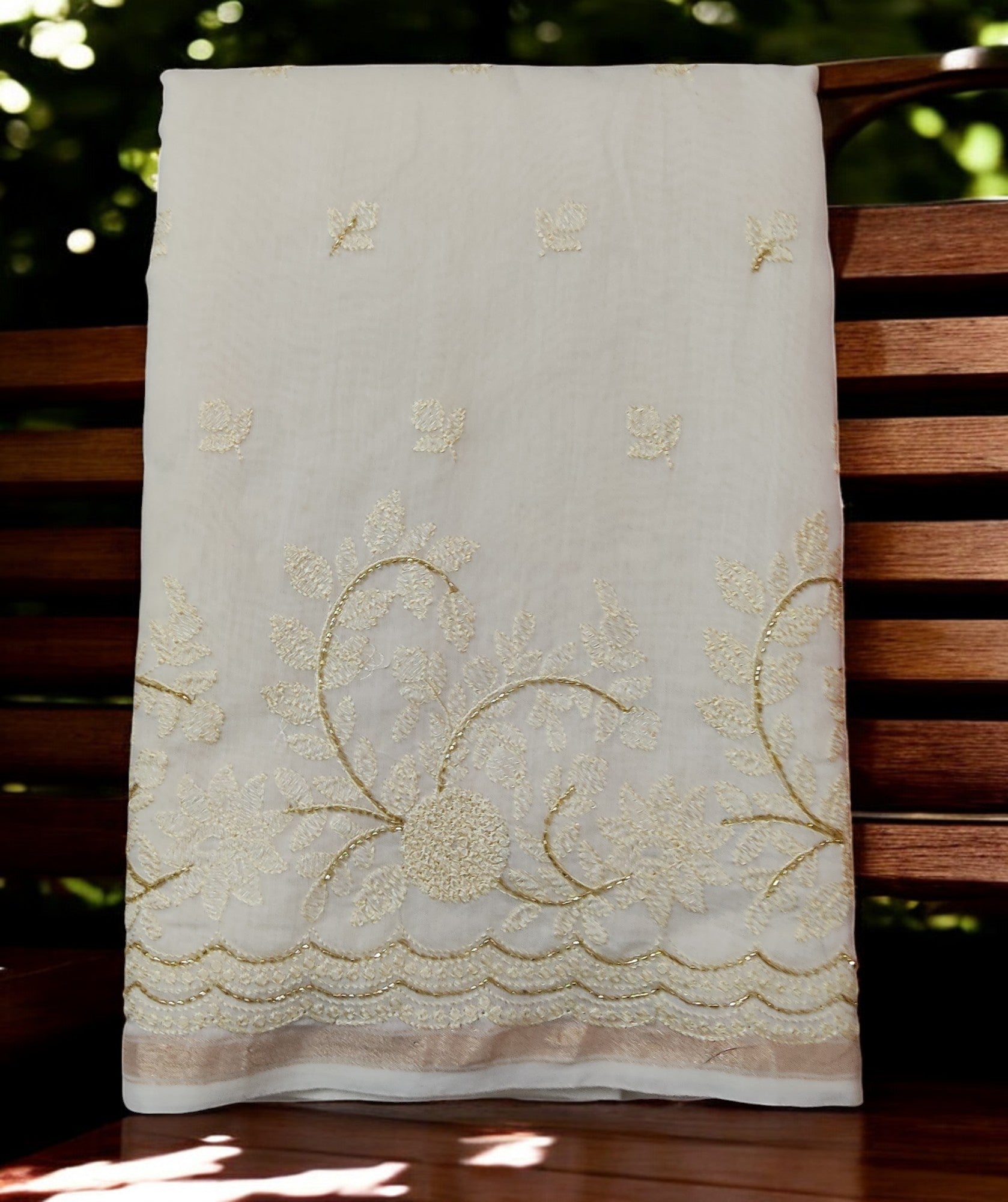 Mercerized cotton sarees online