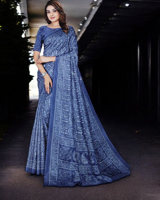 Blue - High Quality Sarees