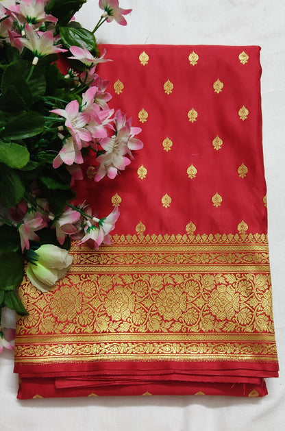 Red Banarasi Saree