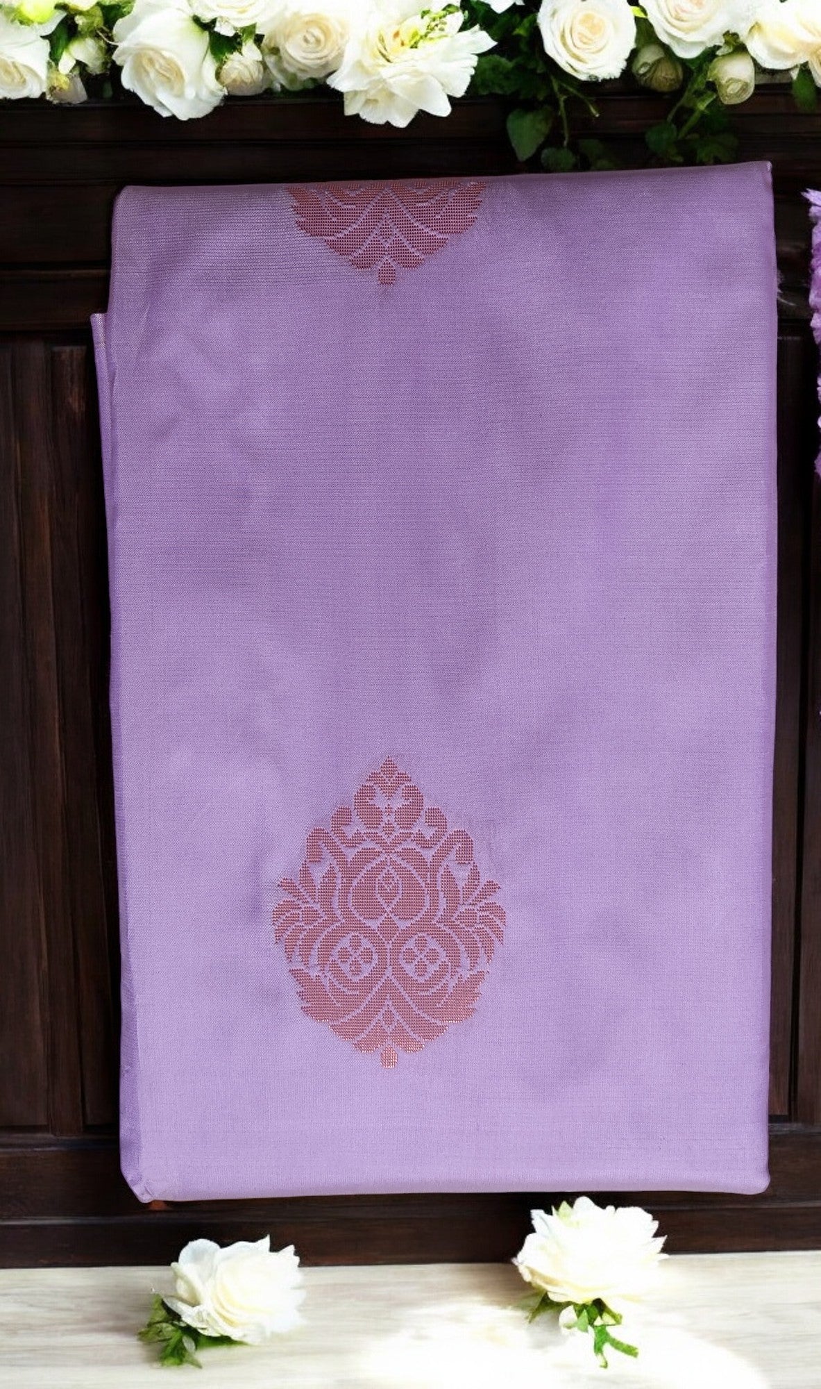 Lavender Rashmika Silk saree