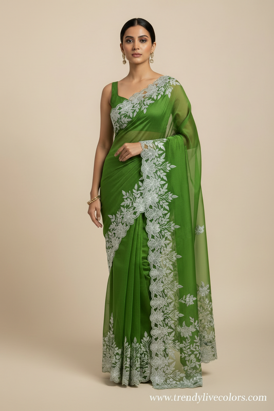 organza sarees