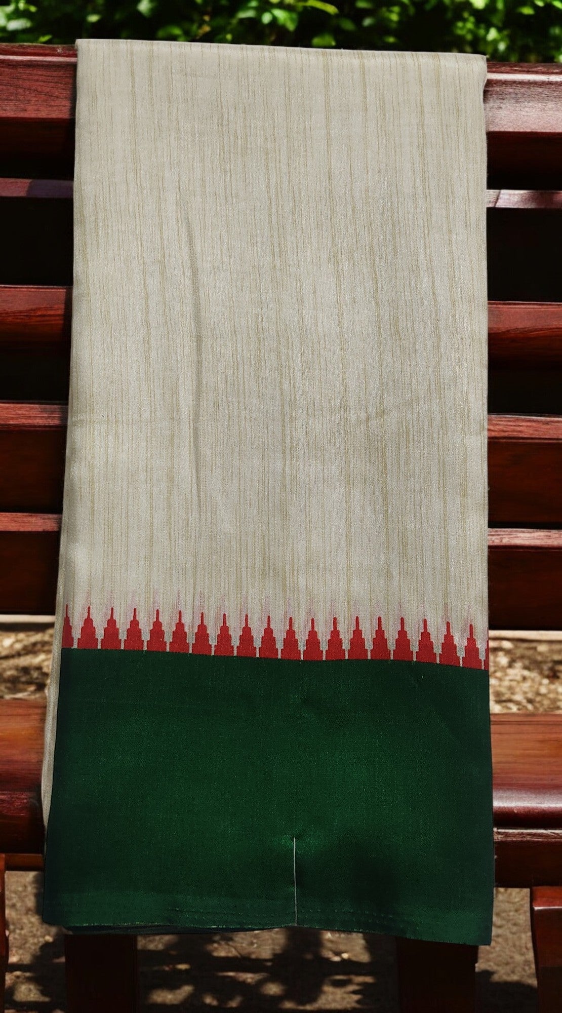 Art Silk Sarees with Temple Borders