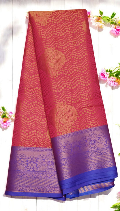 Designer art silk sarees by Pothys