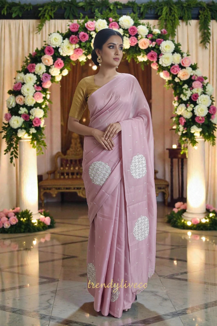 Rosewood Art Silk Saree