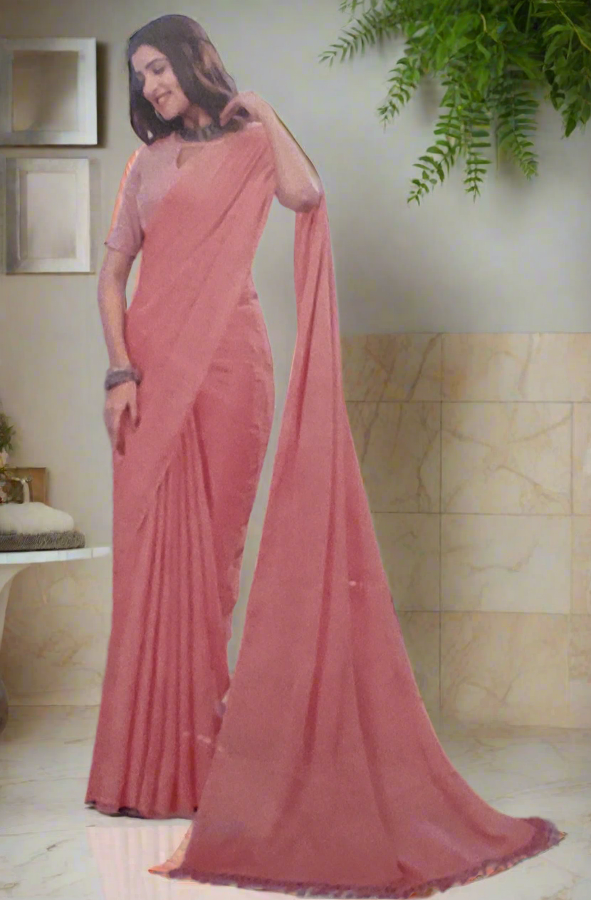 peach-sarees