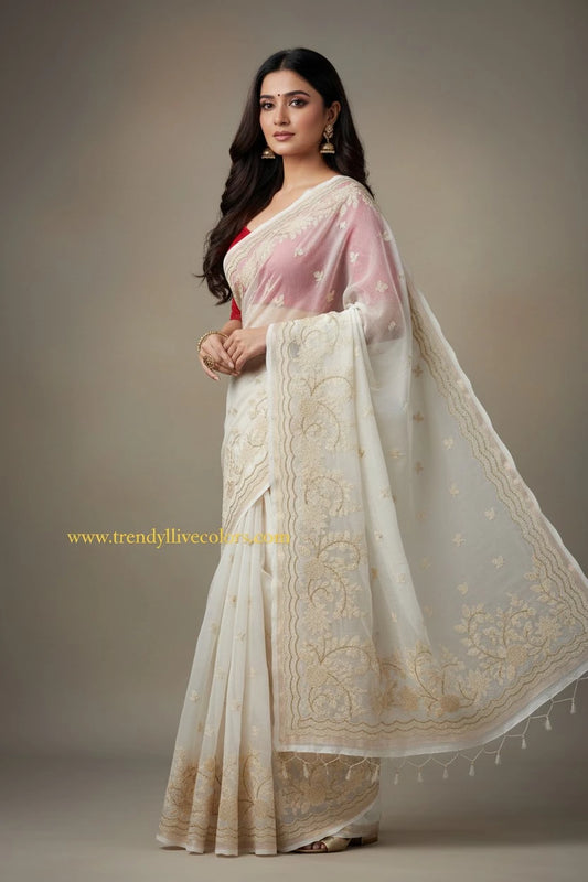 Mercerized Cotton Saree Online