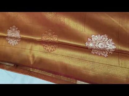 Red Meena soft silk saree