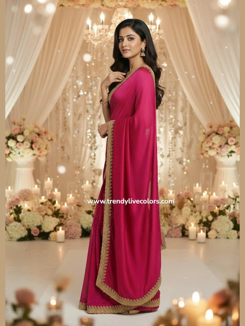 Designer Chiffon saree
